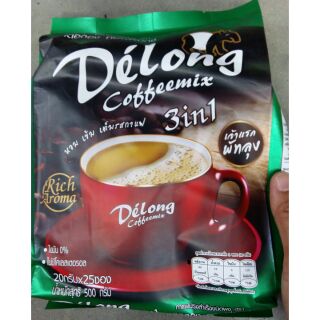 3in1 Delong Coffeemix : กาแฟพัทลุง 20ก. × 25 ห่อ