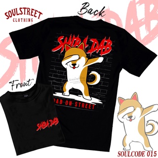 เสื้อยืด SoulStreet Clothingลาย Shiba Dab  ขนาด M-4XL