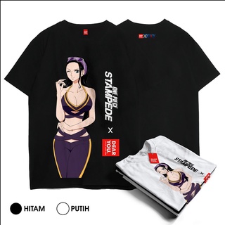 Dearyoustore - เสื้อยืด ผ้าฝ้าย พิมพ์ลาย nico robin stampede one piece original combed cotton 30sSize S-5XL