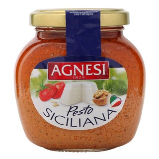 แอคเนซีเพสโต้ออลาสิซิเลียน่า 185กรัม Acceste Pesto Lasiliana 185 grams