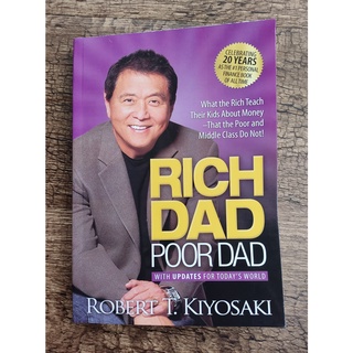 พร้อมส่ง Rich Dad Poor Dad หนังสือภาษาอังกฤษปกอ่อน