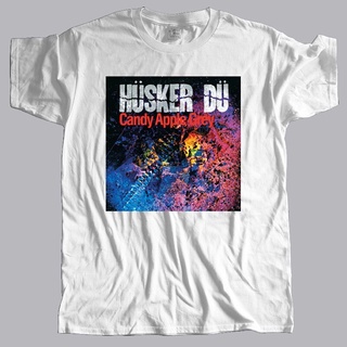 เสื้อยืดผ้าฝ้าย พิมพ์ลาย Husker Du Zen Candy Aplle สีเทา สีดํา ขนาดใหญ่ แฟชั่นฤดูร้อน สําหรับผู้ชายS-5XL