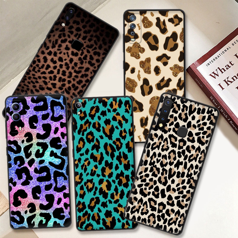 VIVO Y01 T1 Y10 Y15S Y15A T1X T1 Y75 Y21T Y32 Y21S Y20SG Y90 FS31 เสือดาวพิมพ์รูปแบบโทรศัพท์มือถือกร