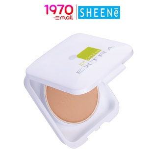 [Clearance] SHEENE OIL FREE EXTRA FOUNDATION POWDER SPF25 PA++8g. แป้งผสมรองพื้น ปกปิดเนียนสนิท คุมมันนาน 12 ชั่วโมง