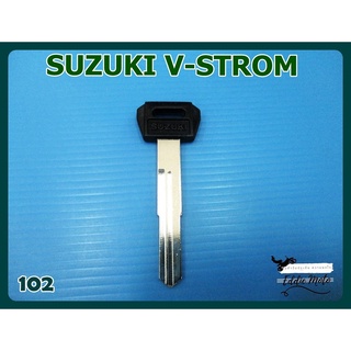 SUZUKI V-STROM BANIT KATANA GSXR HAYABUSA BLANK KEY "BLACK" (102)  // กุญแจเปล่า กุญแจรถยนต์ซูซุกิ สีดำ