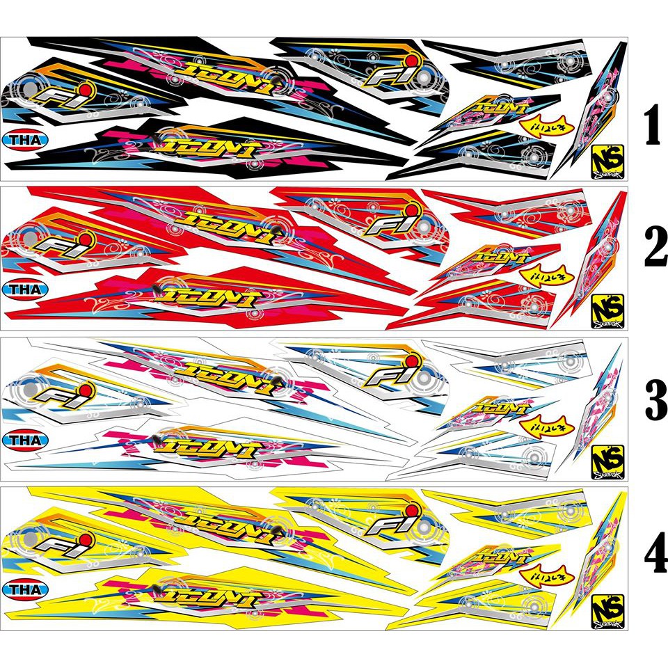 STRIPING BEAT NEW ESP STREET ICON THAILAND สติ๊กเกอร์