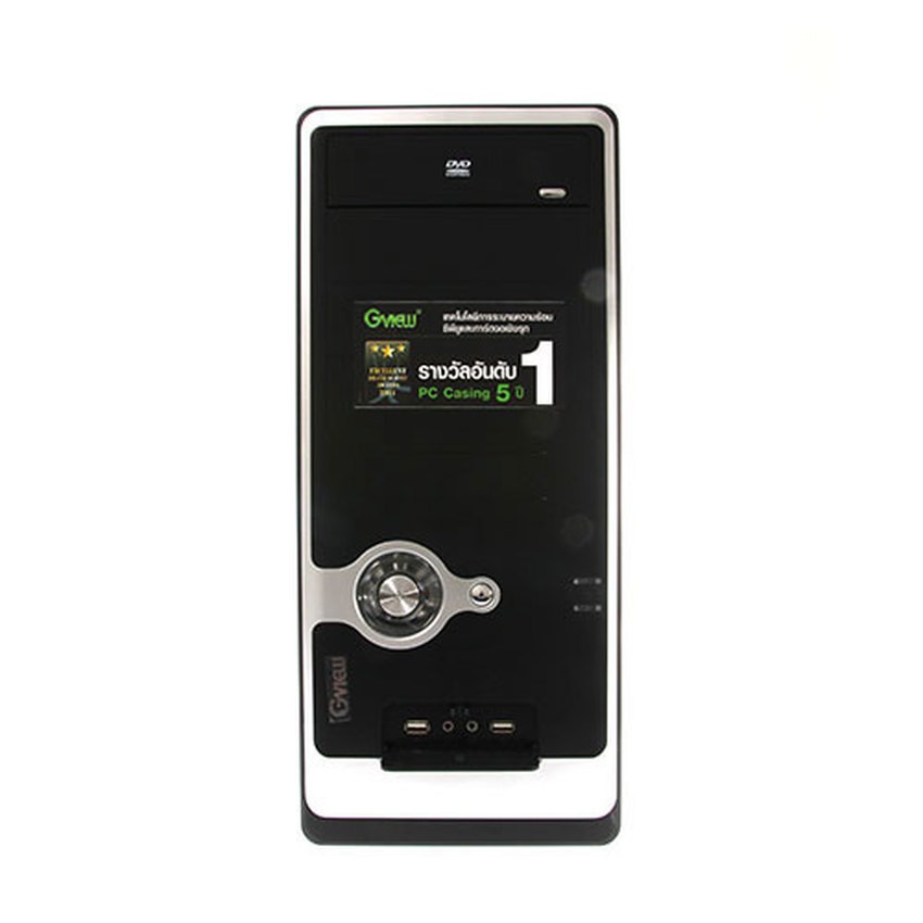 GVIEW Computer Case Focus C 5080 (Black-Silve