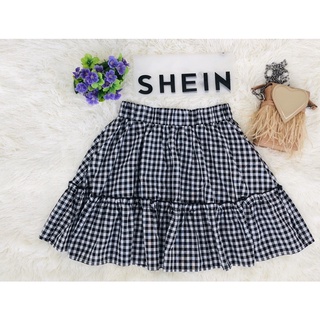 Shein💋💋กระโปรงลายสก๊อต🚗🌈💕 ส่งฟรี🥰