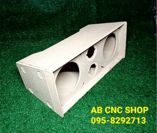 ตู้ลำโพง (ตู้ดิบเปล่า) แขวน 8 นิ้ว ดอกแหลมทวิตเตอร์ 4 นิ้ว 2x2ไม้mdf9mm.