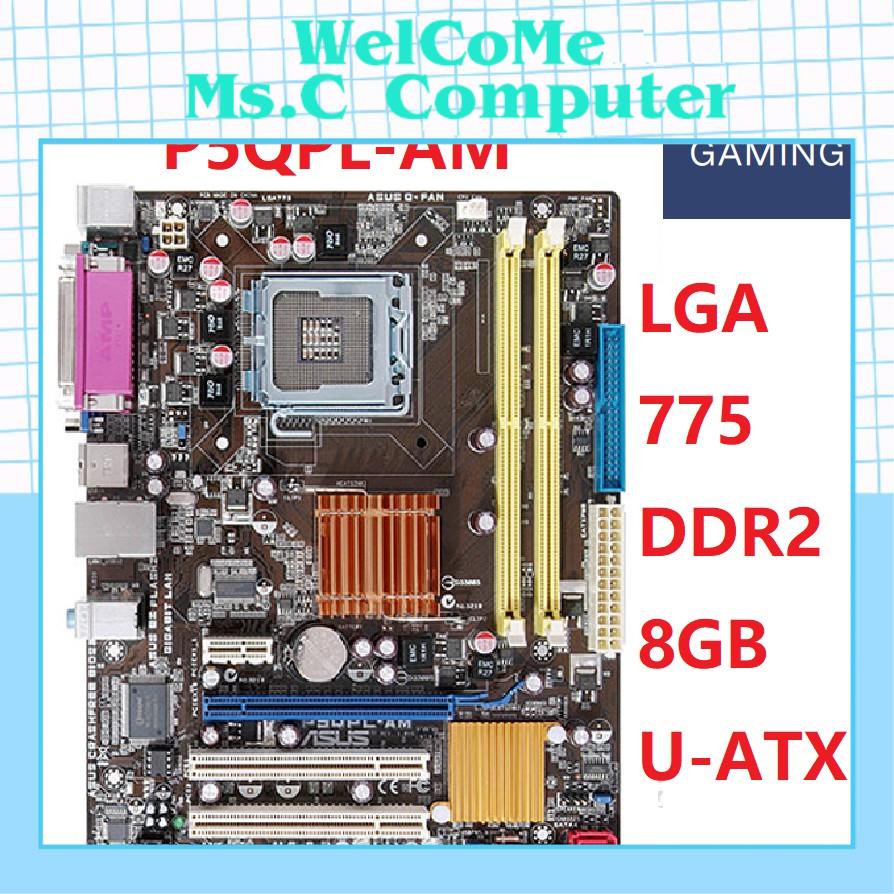 Asus P5QPL-AM Desktop Motherboard G41 Socket LGA 775 For Core 2 Extreme ...