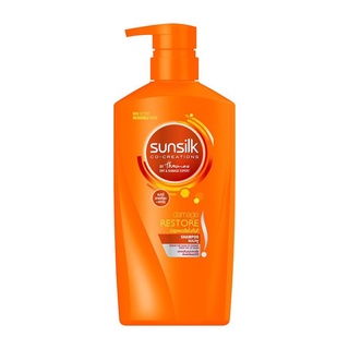 🔥อย่างดี🤩!! Sunsilk ซันซิล สูตรฟื้นบำรุงผมแห้งเสีย แชมพู 650 มล. 🚚พร้อมส่ง!! 💨