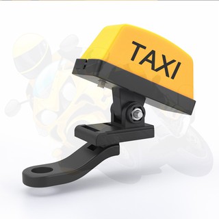 ป้ายไฟตกแต่งรถมอเตอร์ไซด์ TAXI แท็กซี่ ชัดแบตUSB ++A40013++