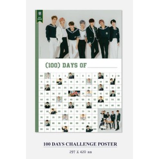 [แท้/พร้อมส่ง] โปสเตอร์ 100 วัน NCT Dream Back to School Kit 2021 100 Day Challenge Poster