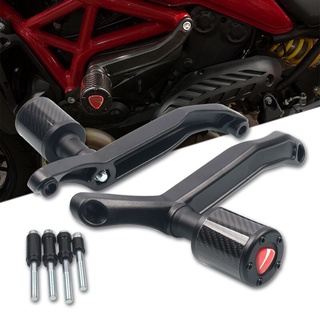 ใหม่ กรอบคาร์บอนไฟเบอร์ กันล้ม สําหรับรถจักรยานยนต์ DUCATI Monster821 Monster 821