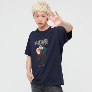 Uniqlo เสื้อยืดคอกลม แขนสั้น ลายการ์ตูน สําหรับคู่รัก UT44067988