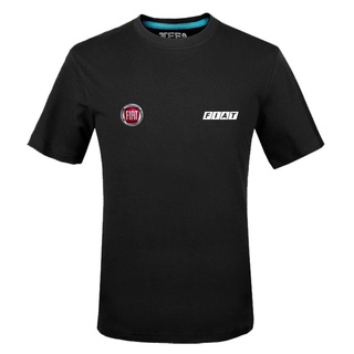 [S-5XL] 【สไตล์ฮิปฮอป】Gildan เสื้อยืดลําลอง ผ้าฝ้าย 100% แขนสั้น พิมพ์ลายโลโก้ Fiat ทรงสลิมฟิต แฟชั่นฤดูร้อน สําหรับผู้ชา