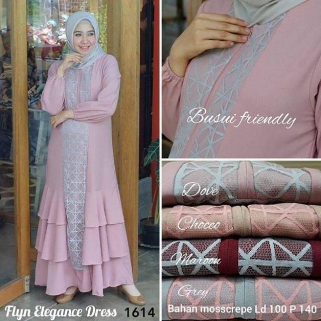 Flyn Elegance เดรสแฟชั่นสําหรับสตรี