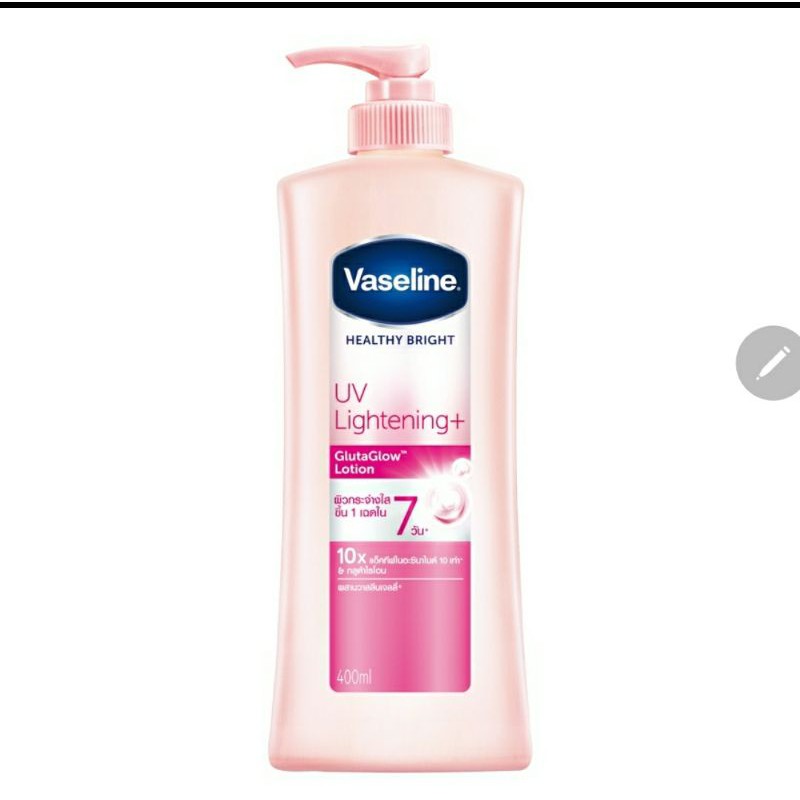 *ผลิตใหม่ปี ใหม่ โลชั่น วาสลีน UV Lightening 300 ml เก็บเงินปลายทางได้