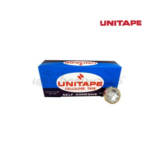 สก๊อตเทปจิ๋ว Unitape 1/2"x3หลา (24 ชิ้น)