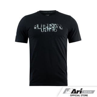 ARI BRUTD ACL 2022 TEE - BLACK/BLUE เสื้อยืด อาริ บุรีรัมย์ ยูไนเต็ด สีดำ