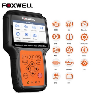 ANCEL FOXWELL NT650 Elite OBD2 Scanner With 25+ Reset Functions Car Diagnostic Tool