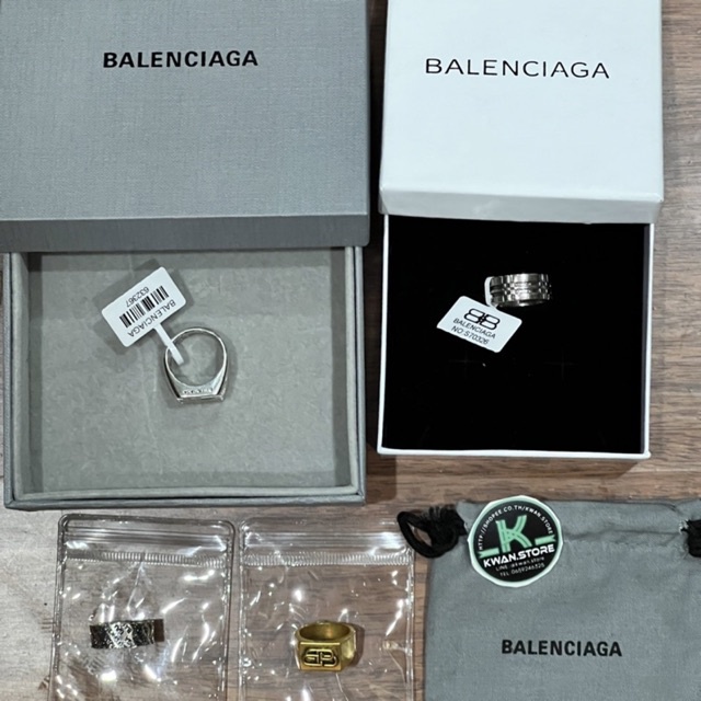 B บีบี Balen BB Signet Ring แหวน บีบี ขนาด 6, 7, 8