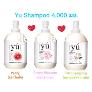 YU Shampoo 4,000 ml. แชมพูสำหรับสุนัข/แมว ส่วนผสมหลักจากสารสกัดสมุนไพร