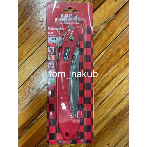 เลื่อยพับ ARS Folding Saw G-18L TURBOCUT 180 mm