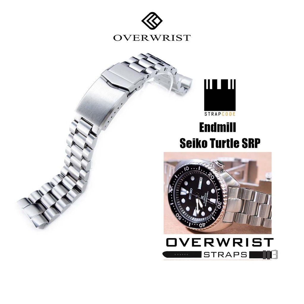 สายนาฬิกา strapcode endmill for seiko turtle srp