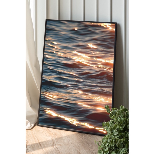 โปสเตอร์ภาพ Sunset water พร้อมส่ง (ไม่รวมกรอบ)
