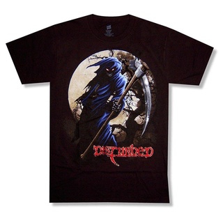 เสื้อยืดคอกลมcrew neckรบกวน grim reaper creature moon เสื้อยืดแขนสั้นสีดำ plus ขนาด classic sportwear วันเกิดวันพ่อS-4XL