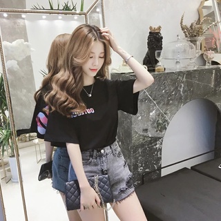 LH.Sunday🍀  เสื้อยืดดีเทลงานเกร๋🌻 ใส่สบายคุณภาพคุ้มเกินราคา สวยเกร๋ไม่ซ้ำใคร🥰