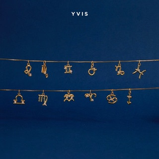 YVIS gold zodiac pendant