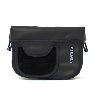 Vincita กระเป๋ากันน้ำหน้าแฮนด์ + เพลทบรอมตันใหม่ (HYDRA WATERPROOF FRONT BAG (B010WP-AB))