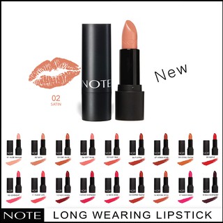 NOTE COSMETICS LONG WEARING LIPSTICK 02 SATIN