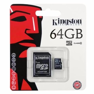 Kingston Memory Card Micro SD SDHC 64GB Class 10 คิงส์ตัน เมมโมรี่การ์ด 64GB #131