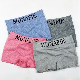 New Boxerชาย แบรนด์Munafie ผ้านิ่มใส่สบาย ไม่อึดอัด |มีซองทุกตัว S-6