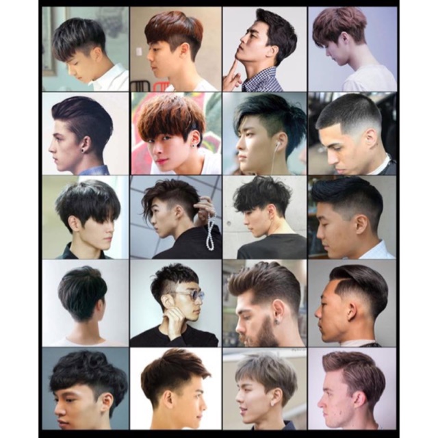 ป้ายไวนิลทรงผมชาย แบบที่5