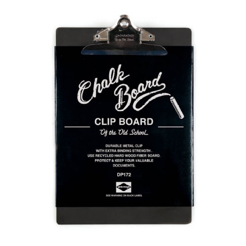 Penco Clip chalk board  A4 Silver / คลิปชอล์คบอร์ด ขนาด A4 คลิปสีเงิน แบรนด์ Penco จากประเทศญี่ปุ่น (HDP172)