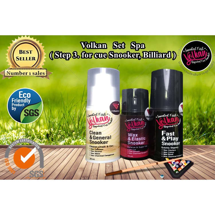 "Volkan Clean 20 ml +Volkan wax 10 ml+Volkan Oil20 ml "ทำความสะอาด,ดูแล,รักษา,อุดร่องเสี้ยน ลดความหนืด