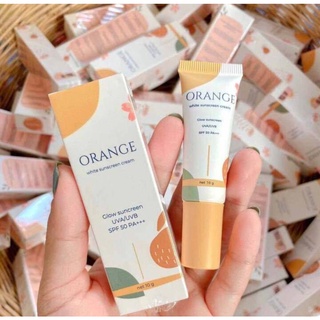 กันแดดส้ม Orange White Sunscreen 🍊 เนื้อบางเบา เกลี่ยง่าย กันนํ้า กันเหงื่อ