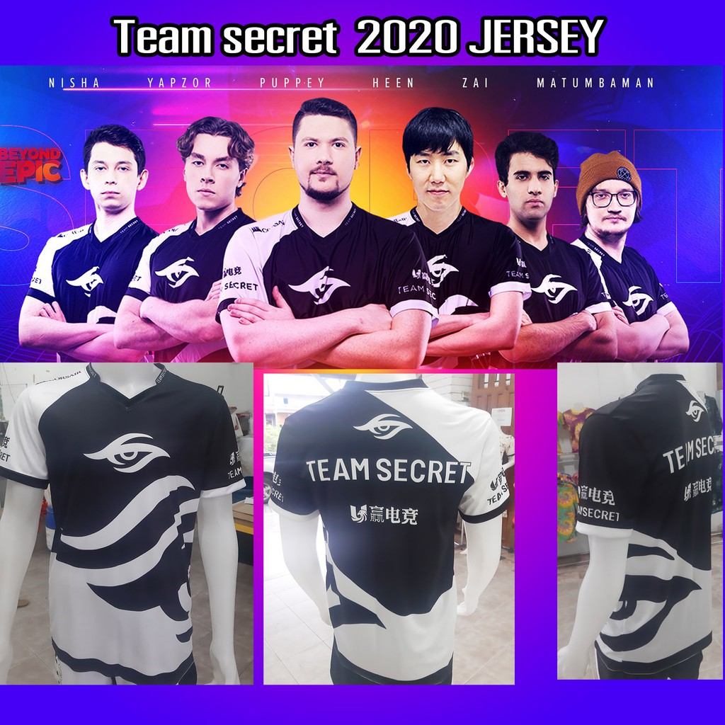 เสื้อทีม E-sport  dota 2  team secret