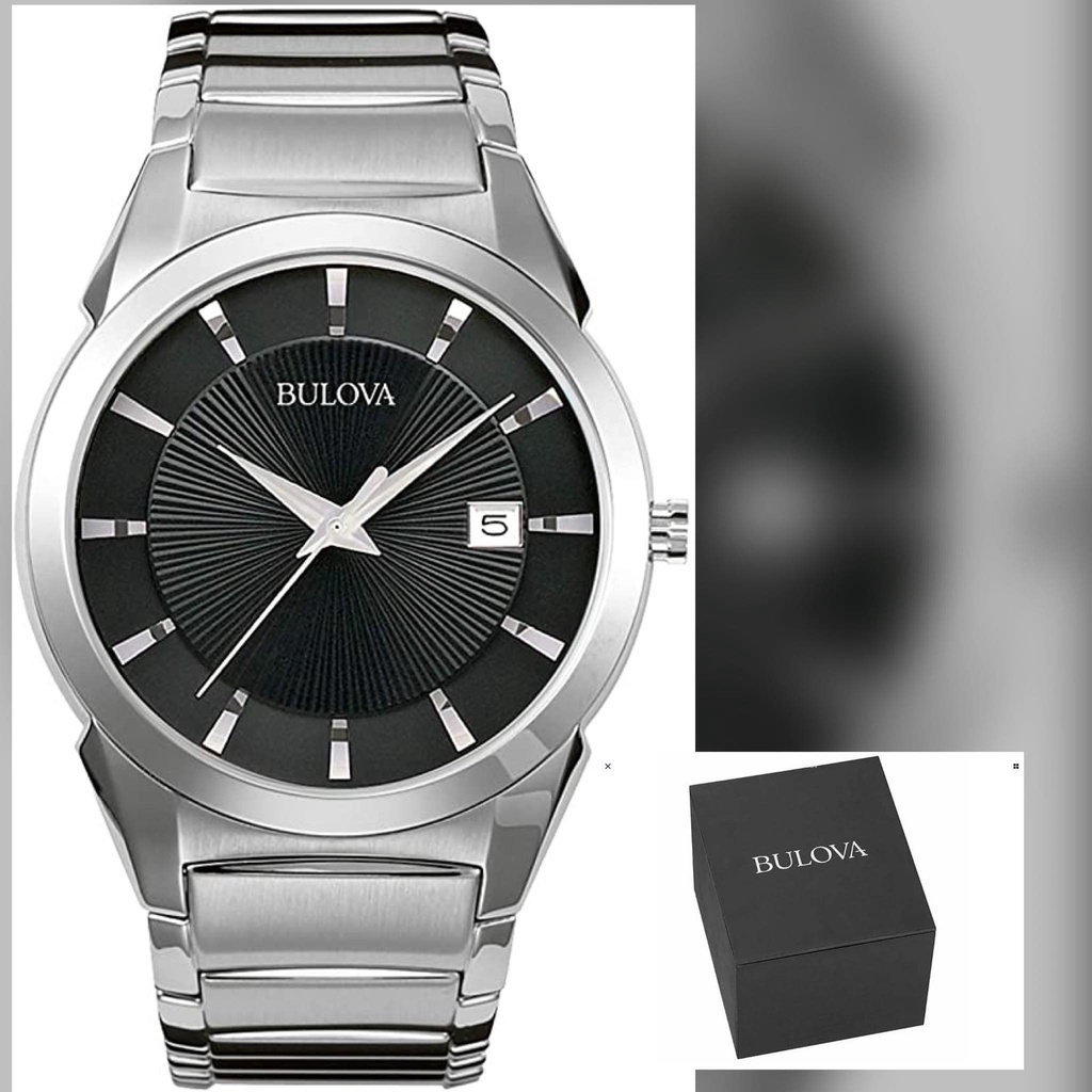 นาฬิกา BULOVA MEN'S 96B149 QUARTZ พร้อมกล่อง (ใหม่)