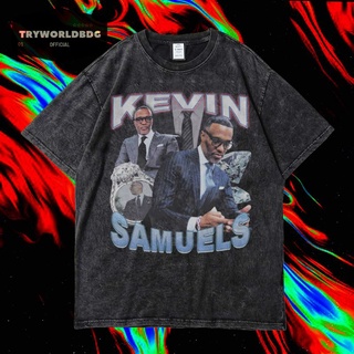 เสื้อยืดแขนสั้น ขนาดใหญ่ พิมพ์ลาย KEVIN SAMUELS สําหรับผู้ชายสามารถปรับแต่งได้