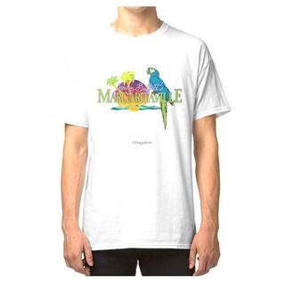 เสื้อยืดอินเทรนด์ผู้ชายอินเทรนด์ผู้หญิงเสื้อยืด พิมพ์ลาย Jimmy Margarita Buffet Margaritaville Tour jemuran Clic DMN103