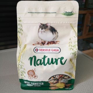 Nature​ Mini​ hamster.​อาหารหนูแฮมสเตอร์ขนาดเล็กขนาด400​g