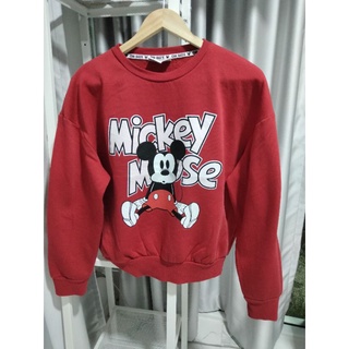 เสื้อหนาววินเทจ mickey แบบจั้มเอว งานป้าย Disney/pixar