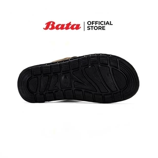 Bata บาจา รองเท้าแตะแบบสวม ใส่ง่ายน้ำหนักเบา ดีไซน์เรียบหรู รองรับน้ำหนักเท้าได้ดี สำหรับผู้ชาย สีน้ำตาล รหัส 8614105