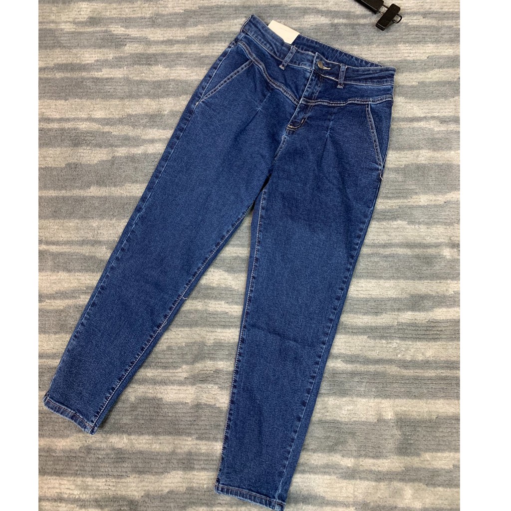 กางเกงยีนส์ผู้หญิงสีเข้ม รหัส k3565