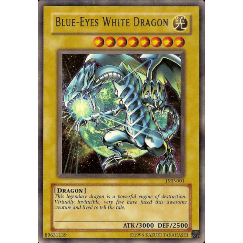 ภาษาอังกฤษ Yugioh Blue-Eyes White Dragon JMP-001